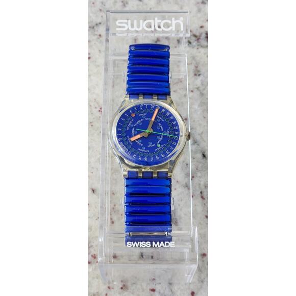 Swatch watch DROP GK708 1993 Standard Gents New old stock with case and battery - Picture 4 of 9